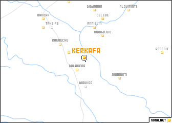 map of Kerkafa