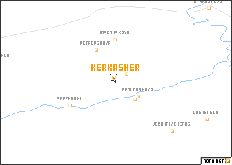 map of Kerkasher