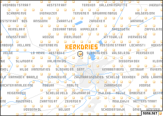 map of Kerkdries