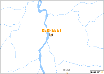 map of Kerkebet