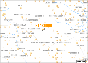 map of Kerkereh