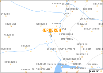 map of Kerkereh