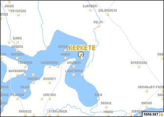 map of Kerkété