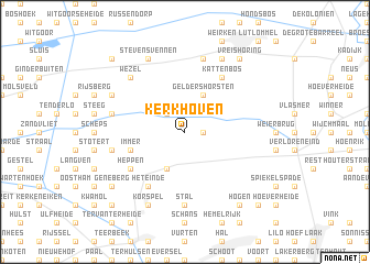 map of Kerkhoven