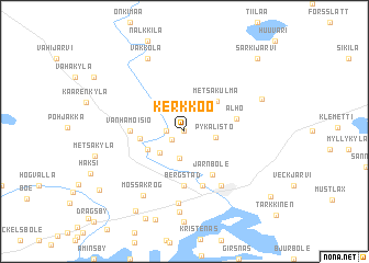 map of Kerkkoo