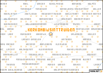 map of Kerkom-bij-Sint-Truiden