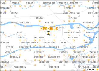 map of Kerkwijk