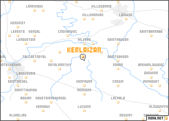 map of Kerlaizan