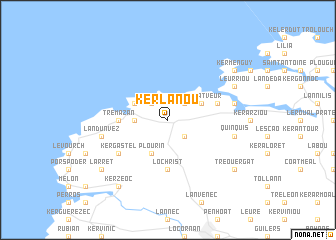 map of Kerlanou