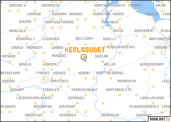 map of Kerlaoudet
