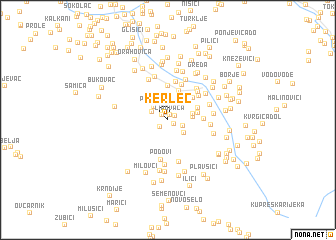 map of Kerlec