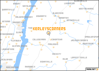 map of Kerleys Corners