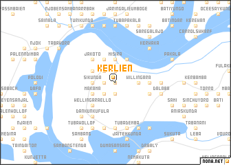 map of Ker Lien