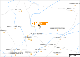 map of Kerlikent