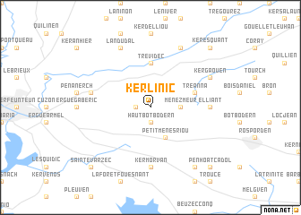map of Kerlinic