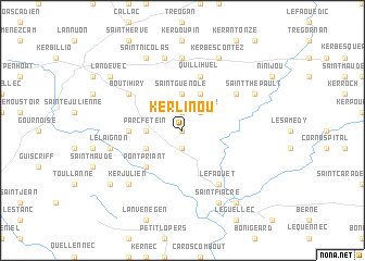 map of Kerlinou