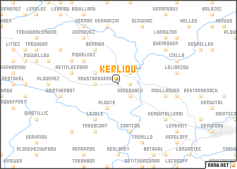 map of Kerliou