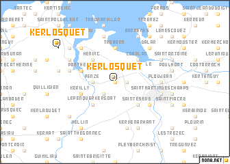 map of Kerlosquet