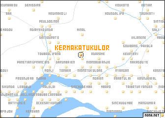 map of Ker Maka Tukulor
