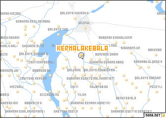 map of Kermalak-e Bālā