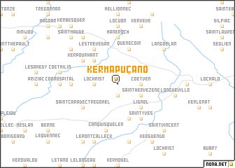 map of Kermapucano