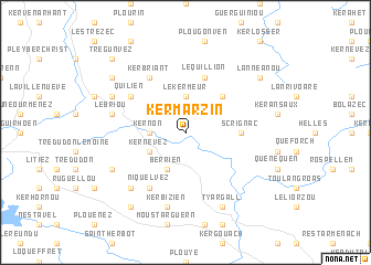 map of Kermarzin