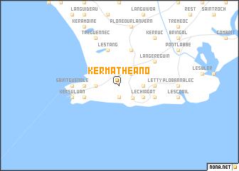 map of Kermathéano