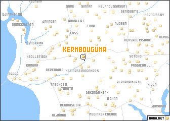 map of Ker MʼBouguma