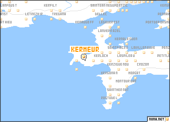 map of Kermeur