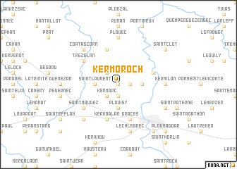 map of Kermorocʼh