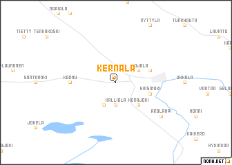 map of Kernala