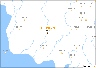 map of Kernam