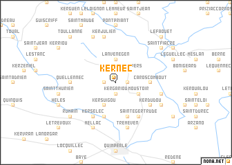 map of Kernec