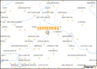 map of Kernenried