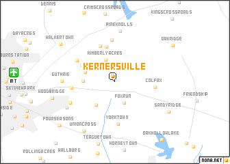 map of Kernersville