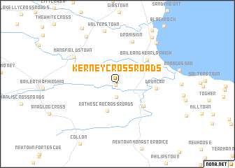 map of Kerney Cross Roads