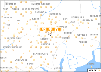 map of Ker Ngonyan