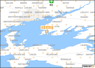 map of Kernié