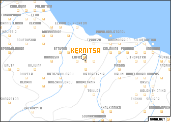 map of Kernítsa