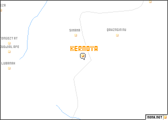 map of Kernoya