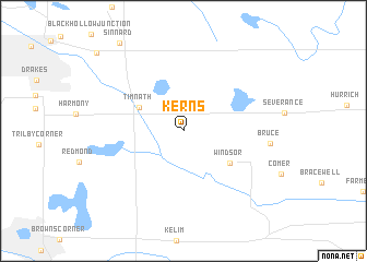 map of Kerns