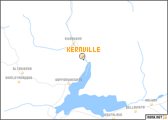 map of Kernville