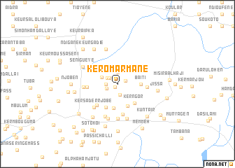 map of Ker Omar Mane