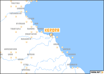 map of Kerora