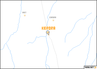 map of Kerora