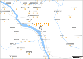 map of Kérouané