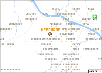 map of Kérouané