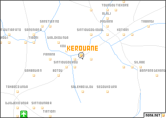 map of Kérouané