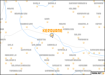 map of Kérouané