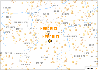 map of Kerovići